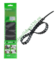 SE Стяжка чёрная RAPSTRAP (упак=24шт)