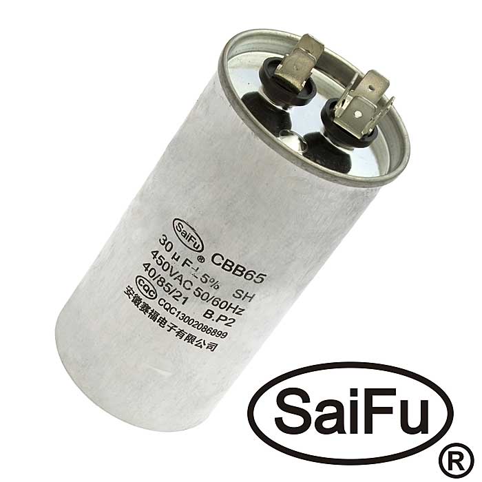 ПУСКОВЫЙ КОНДЕНСАТОР CBB60 20UF 450V SCREW (SAIFU)