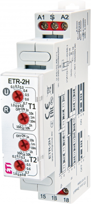Импульсное реле ETR-2H 12-220V AC/DC 
