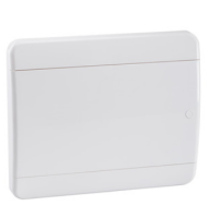 Корпус пластиковый OptiBox P-BVN-2-12-IP40  ( дверь непрозрачная белая )