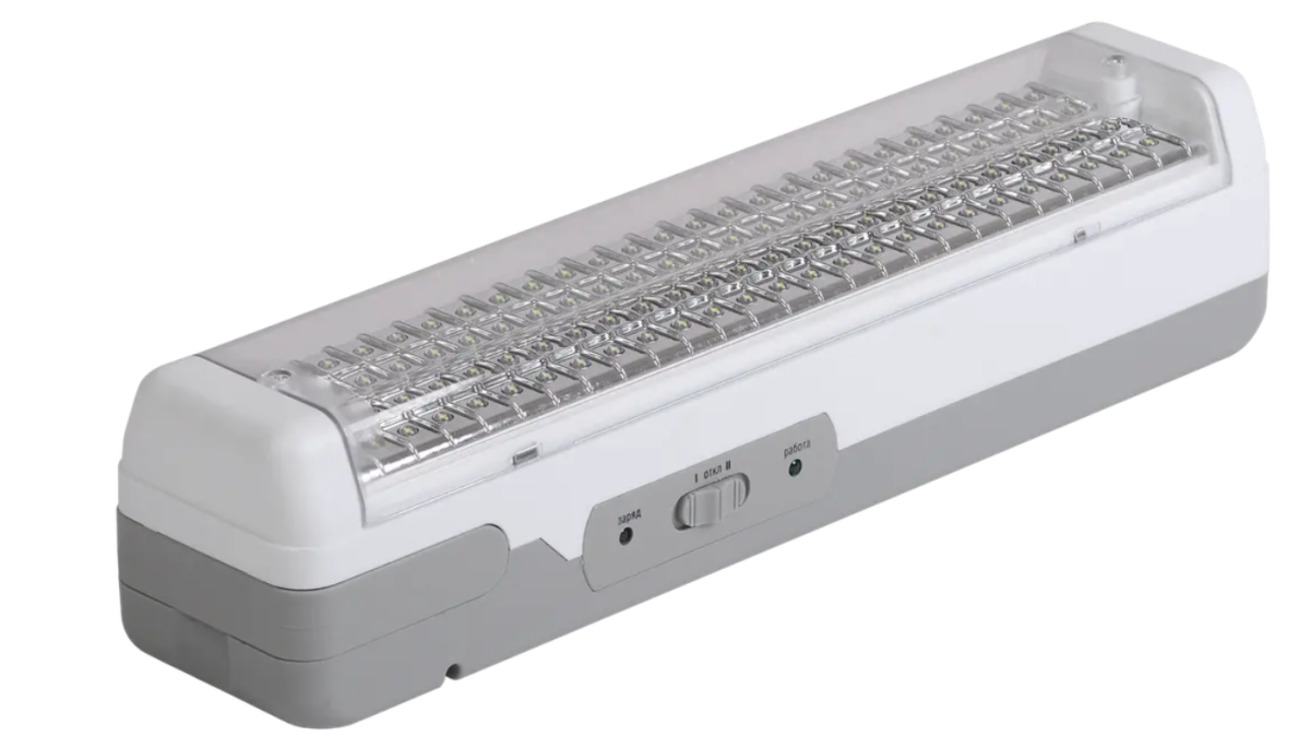 Светильник ДБА 3928 аккумулятор, 4ч, 100LED,   (упак 1 шт.)