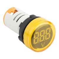 Индикатор значения напряжения и тока AD22-REV желтый ЭНЕРГИЯ Е0901-0111