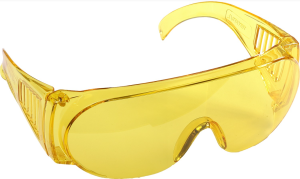 STAYER MX-3 защитные очки жёлтые,монолинза с дополнительной боковой защитой и вентиляцией