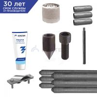 Комплект заземления EZ – 6 (6 метров, 14 мм, 4 х 1500 мм) без насадки SDS-max  (90011) EZETEK