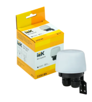 Фотореле ФР 603 макс. нагрузка 2200ВА IP66 белый IEK