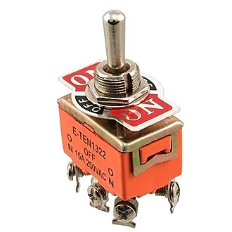 Тумблер 250V 15А (3С) ON-OF-ON однополюсный Rexant 36-4112