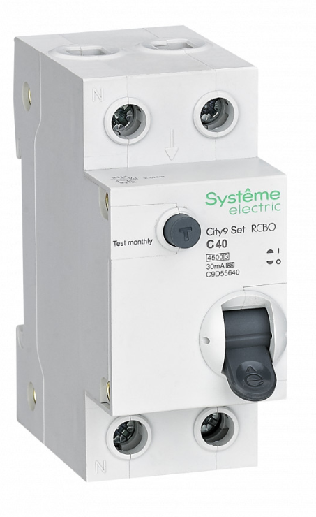 Дифф. автомат 40А 30мА 4,5кА С A City9 Systeme Electric (1/6)