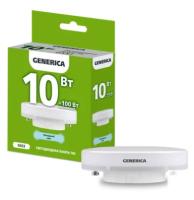 Лампа светодиодная T80 таблетка 10Вт 230В 6500К GX53 GENERICA