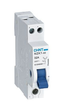 Модульный переключатель NZK1-32 1P 32А 3 положения (CHINT)