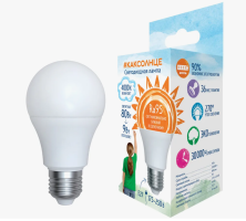 LED-A60-9W/4000K/E27/FR/RA95 PLK01WH Лампа светодиодная, матовая. Белый свет (4000K). Картон. ТМ Unie