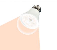 LED-A60-10W/SPFR/E27/CL PLP01WH Лампа светодиодная для растений. Форма "A", прозрачная колба. Картон. ТМ Uniel, ш/к 4690485090922