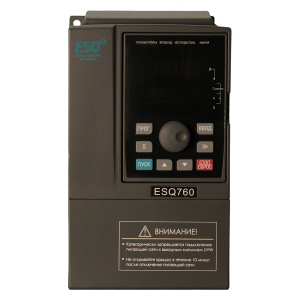 Частотный преобразователь ESQ-760-2S-0022 2.2/4кВт, 220В