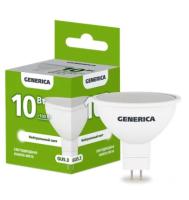 Лампа светодиодная MR16 софит 10Вт 230В 4000К GU5.3 GENERICA