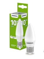 Лампа светодиодная C35 свеча 10Вт 230В 4000К E27 GENERICA