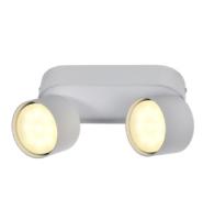 LIGHTING Светильник 4042 настенно-потолочный под лампу 2хGX53 белый IEK