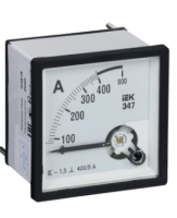 Амперметр Э47 400/5А кл. точн. 1,5 96х96мм ИЭК #(1/60)