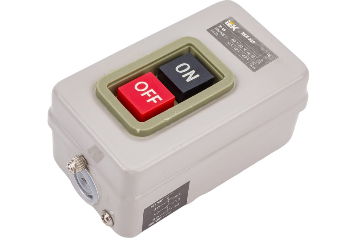Выключатель ВКИ-230 3Р  16А 230/400В IP40  ИЭК