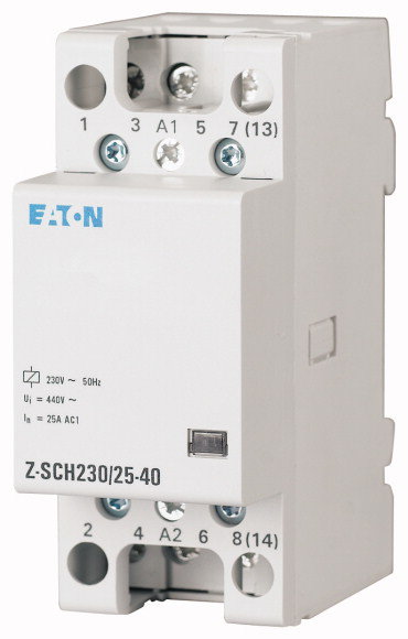  Eaton Модульный контактор 230В, 25А, 4НЗ Z-SCH230/25-04