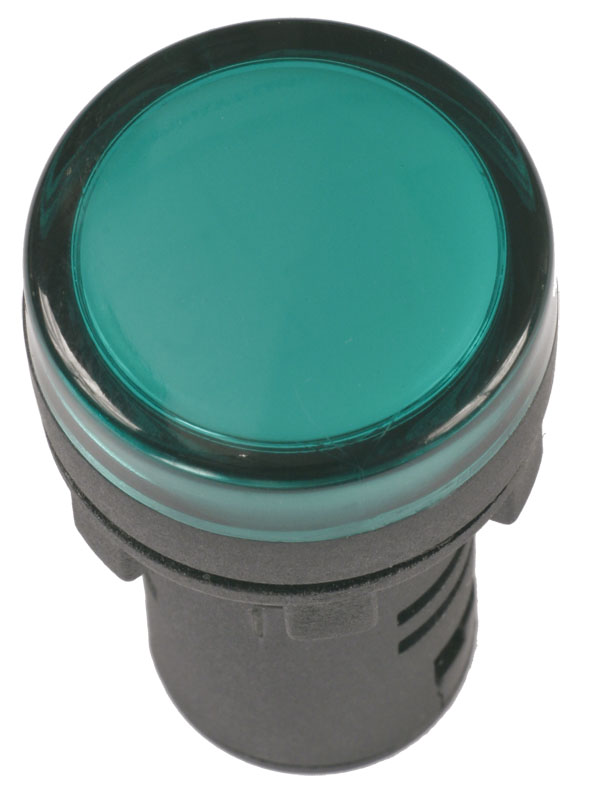 Лампа AD16DS(LED)матрица d16мм зеленый 230В AC ИЭК #(10/600)