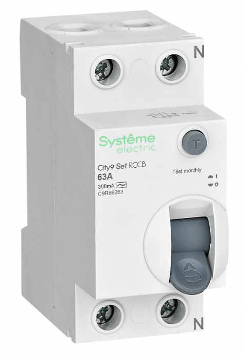 УЗО 2Р 63А 300мА 4,5кА AC City9 Systeme Electric (1)