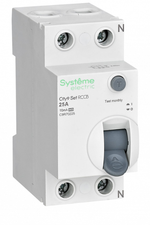 УЗО 2Р 25А 10мА 4,5кА A City9 Systeme Electric (1)