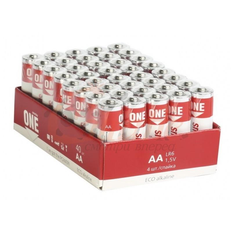 Батарейка алкалиновая Smartbuy ONE LR6/40 AA bulk