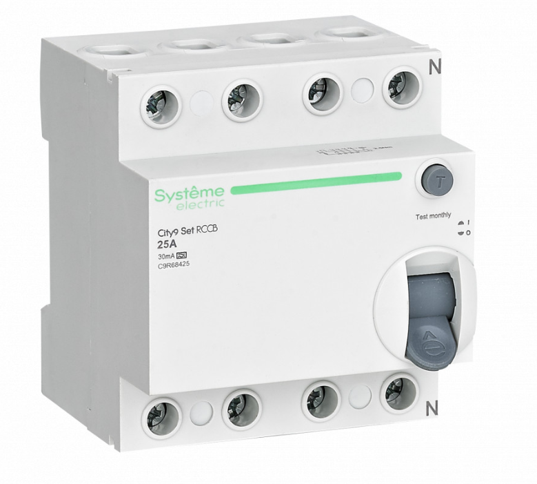 УЗО 4Р 25А 30мА 4,5кА A City9 Systeme Electric (1)