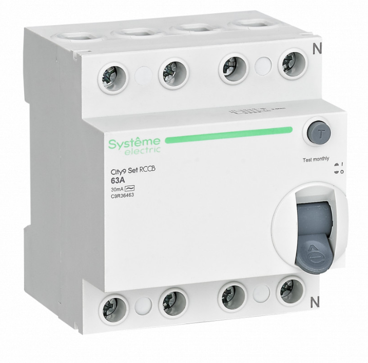 УЗО 4Р 63А 30мА 4,5кА AC City9 Systeme Electric (1)
