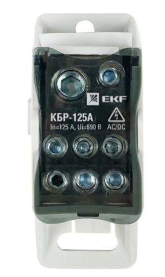 Распределительный блок на DIN-рейку КБР-80А EKF 