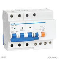 Диф. автомат NB1L-63 4P C63 30mA тип AC 6kA (R)   (CHINT)