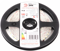Лента светодиодная LSR-2835 9.6Вт 120Led 2700 12В бел IP20 5м