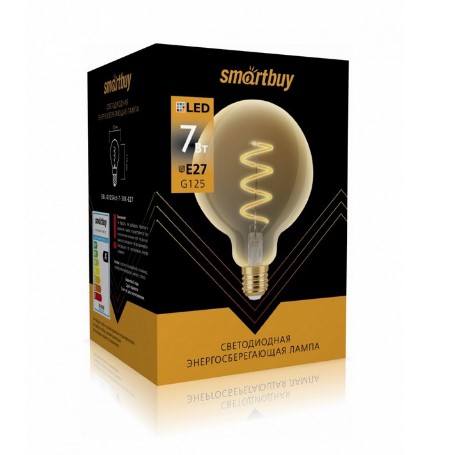 Светодиодная (LED) Лампа ART Smartbuy-G125-7W/3000/E27