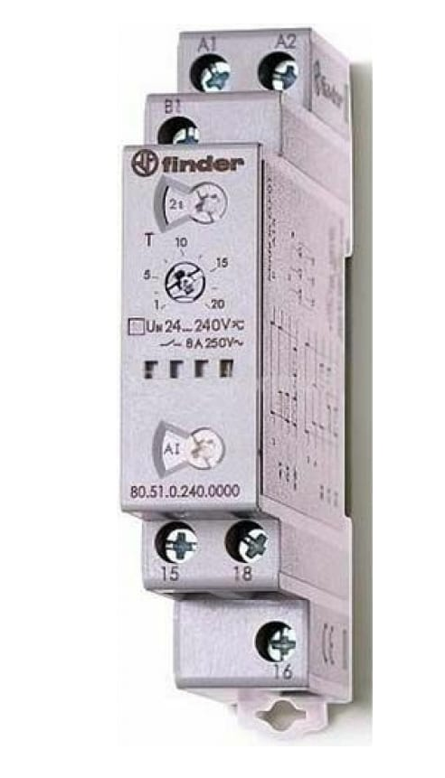 Таймер модульный мультифункциональный (AI, DI, SW, BE, CE, DE), питание 12…240В АС/DC