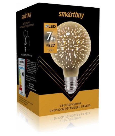 Светодиодная (LED) Лампа ART Smartbuy-G80-7W/2000/E27