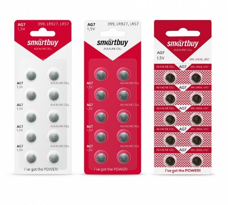 Батарейка часовая Smartbuy AG7-10B (10/2000)