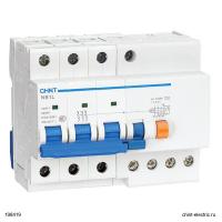 Диф. автомат NB1L-40 4P C40 30mA тип AC 6kA (R)   (CHINT)