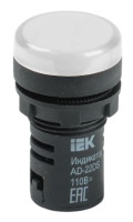 Лампа AD22DS(LED)матрица d22мм белый 36В AC/DC ИЭК #(10/600)