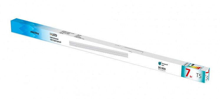 Светодиодный (LED) светильник T5 Smartbuy 7W матовый L600 mm (SBL-T5-7W-4K) _4000K
