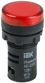 Лампа AD16DS(LED)матрица d16мм красный 24В AC/DC ИЭК #(10/600)
