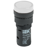 Лампа AD16DS(LED)матрица d16мм белый 24В AC/DC ИЭК #(10/600)