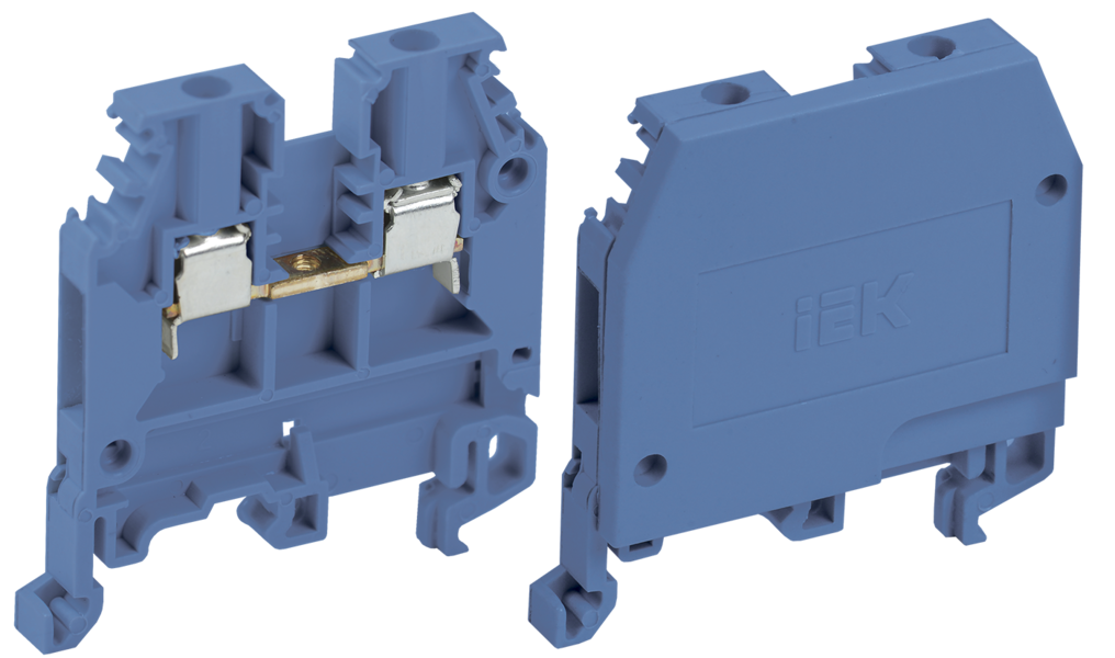 Зажим наборный ЗНИ-2,5мм2 (JXB24А) синий ИЭК #(50/800)