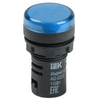 Лампа AD22DS(LED)матрица d22мм синий 24В AC/DC ИЭК #(10/600)