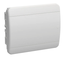 TEKFOR Корпус пластиковый ЩРВ-П-12 IP41 белая дверь IEK