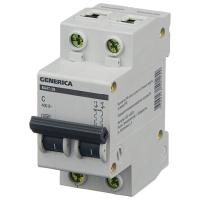 Авт. выкл. ВА47-29М 2P 10А 4,5кА C GENERICA