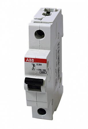 ABB S201 Автоматический выключатель 1P  3А (С) 6kA