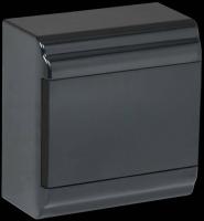 Корпус модульный пл. нав. ЩРН-П-6 PRIME черный IP41 IEK