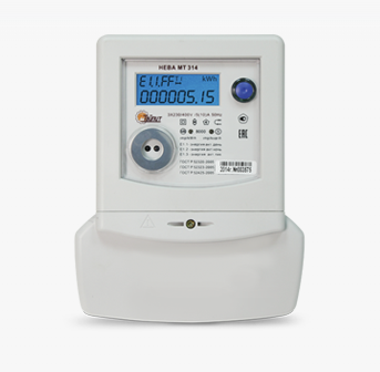НЕВА МТ 314 0.5 AR  E4SR 5(10) RS485 ЖКИ Шк/Din (1Т)