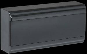 Корпус модульный пл. нав. ЩРН-П-18 PRIME черный IP41 IEK