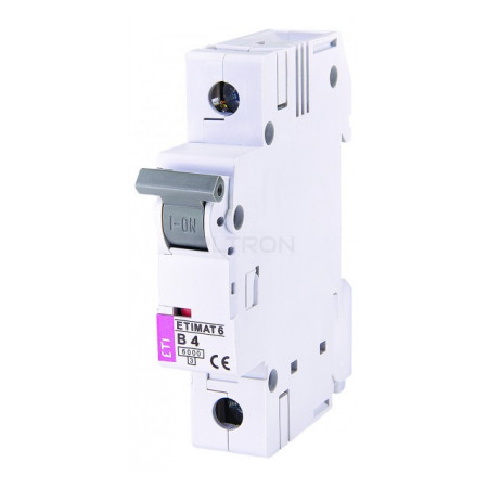 ETI Автоматический выключатель ETIMAT 10 2p C  1A (10kA) 400В(AC) 2133704