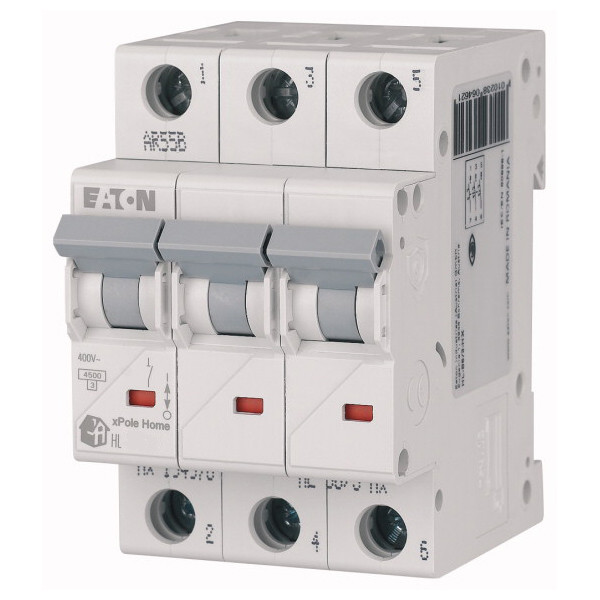 Eaton Автоматический выключатель 3p C 20A (4,5kA)  HL4